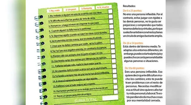 Responde las siguientes preguntas según el grado de parecido que tienen contigo. Responde las siguientes preguntas según el grado de parecido que tienen contigo.