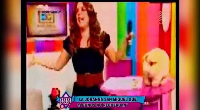 Johanna San Miguel tiene un pasado en el que se burlaba de diversos personajes de TV. Johanna San Miguel tiene un pasado en el que se burlaba de diversos personajes de TV.