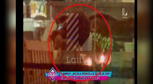 Angie Arizaga y Nicola Porcella han vuelto a ser amigos. Angie Arizaga y Nicola Porcella han vuelto a ser amigos.