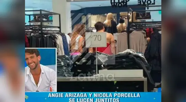 Angie Arizaga y Nicola Porcella en nuevo ampay Angie Arizaga y Nicola Porcella en nuevo ampay