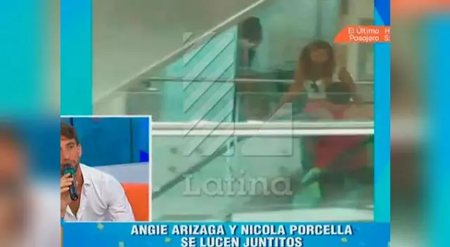 Angie Arizaga y Nicola Porcella en nuevo ampay Angie Arizaga y Nicola Porcella en nuevo ampay