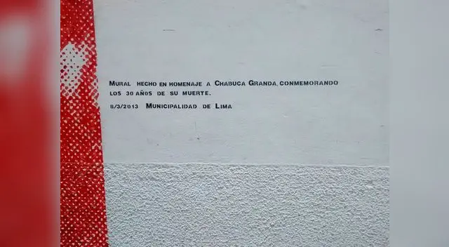 Leyenda del Mural de Chabuca Granda al costado del Teatro Municipal Leyenda del Mural de Chabuca Granda al costado del Teatro Municipal
