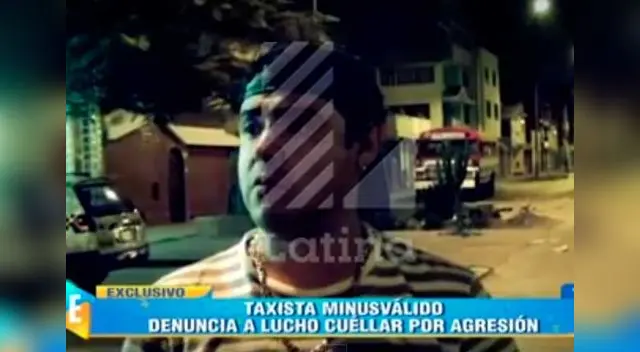 Kiko de la cumbia insultó y rompió lunas de taxista con muletas. 