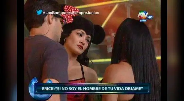 Michelle y Erick discutieron en vivo. Michelle y Erick discutieron en vivo.