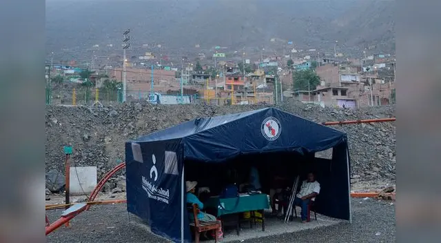 Cinco huaicos cayeron ayer en la zona de Moyopampa en Chosica. 