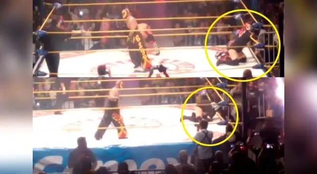 Pedro Aguayo Ramírez fue derribado por una patada voladora de Rey Misterio. 