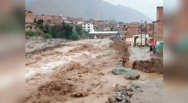 Chosica está en alerta.