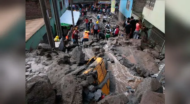 Chosica ha sido declarada zona de emergencia.
