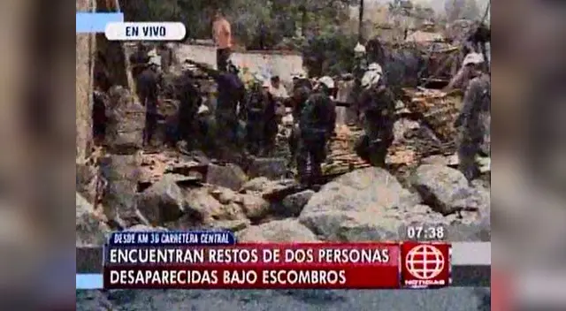 Rescatistas vienen trabajando para recuperar los cuerpos de las víctimas