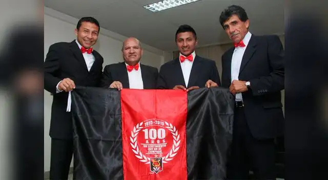 “Patato” Márquez, Raúl Obando, “Cachete” Zúñiga y Gustavo Torres celebran los 100 años