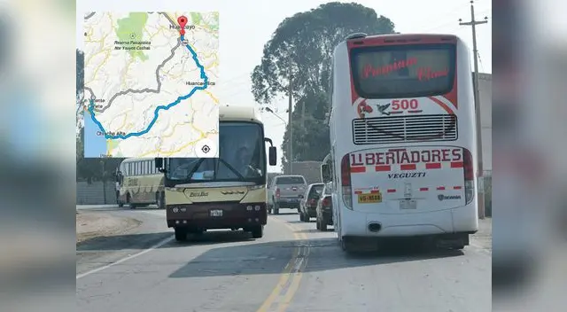 La Sutran y la Policía Nacional controlarán recorrido de vehículos.