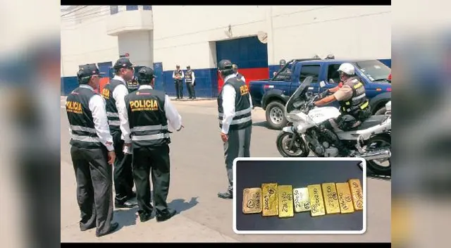 Los cien kilos de oro fueron encontrados en bóveda de la empresa de seguridad