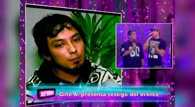 Gino Assereto muestra pruebas a su favor. 