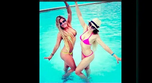 Alejandra Baigorria y Cachaza en Panamá. 