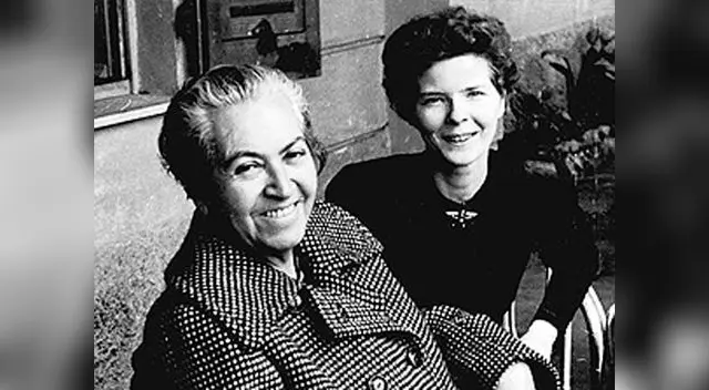 Gabriela Mistral y Doris Dana. Gabriela Mistral y Doris Dana.