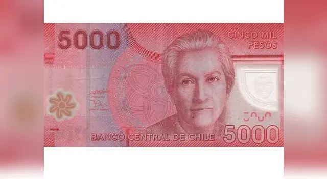 Su cara aparece en billete de cinco mil pesos chilenos. Su cara aparece en billete de cinco mil pesos chilenos.