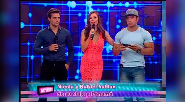 Nicola Porcella habla de su viaje con Alejandra Baigorria. Nicola Porcella habla de su viaje con Alejandra Baigorria.