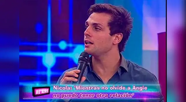 Nicola Porcella afirmó que estará solo por un tiempo. Nicola Porcella afirmó que estará solo por un tiempo.