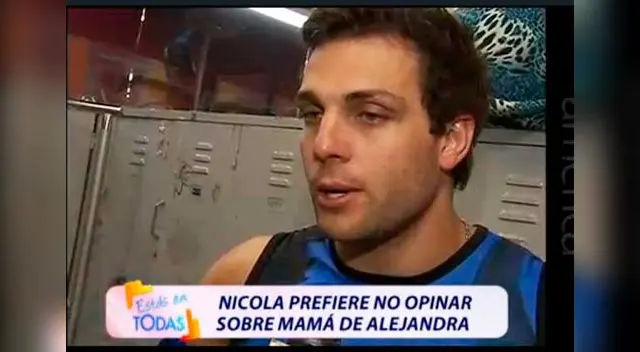 Nicola Porcella responde a madre de Alejandra Baigorria. Nicola Porcella responde a madre de Alejandra Baigorria.