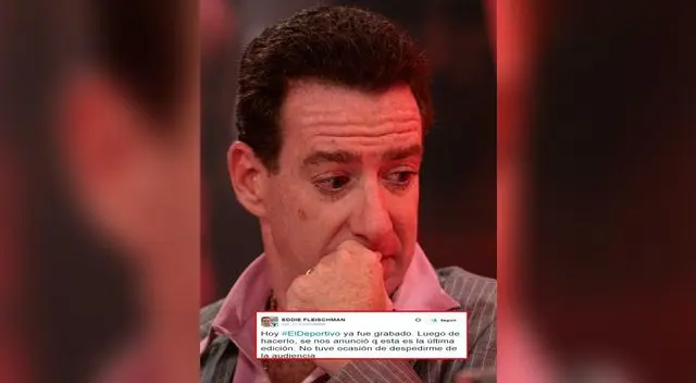 Eddie Fleischman: El Deportivo fue retirado de ATV. 