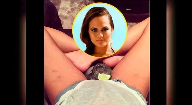 Chrissy Teigen y su foto de Instagram.