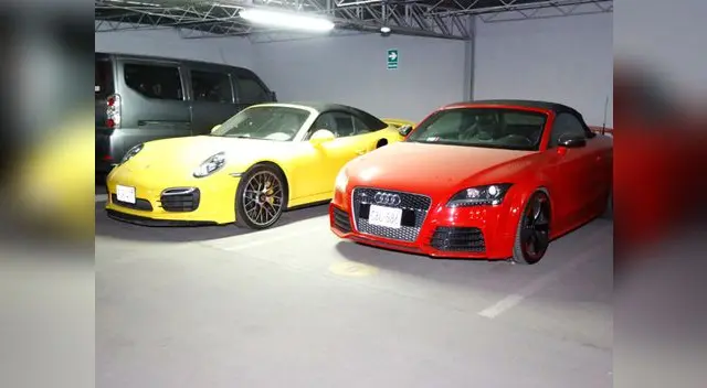 Los costosos vehículos quedaron en custodia del personal de la Dirincri.