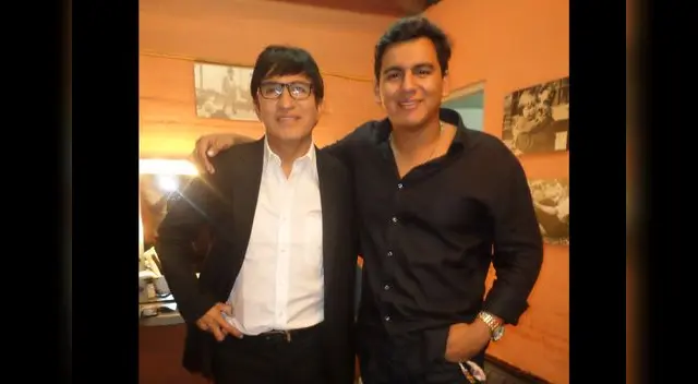 Fernando Armas y Sebastián Landa, imitador de José Feliciano de Yo soy.