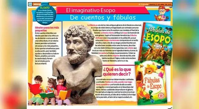 El imaginativo Esopo.