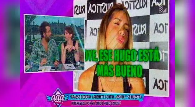 Grasse Becerra llora por doctor pero le tiene ganas a Hugo García. Grasse Becerra llora por doctor pero le tiene ganas a Hugo García.