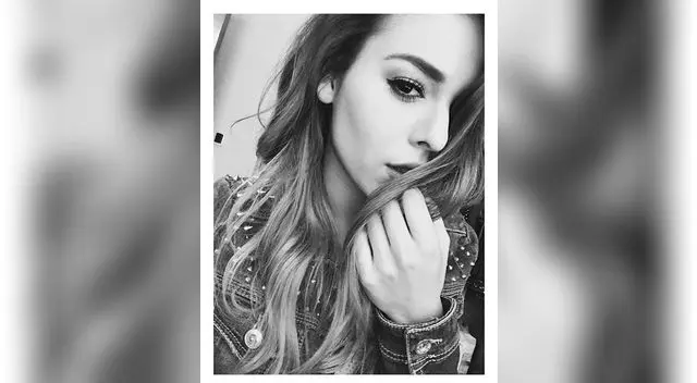 Danna Paola antes de la cirugía. 