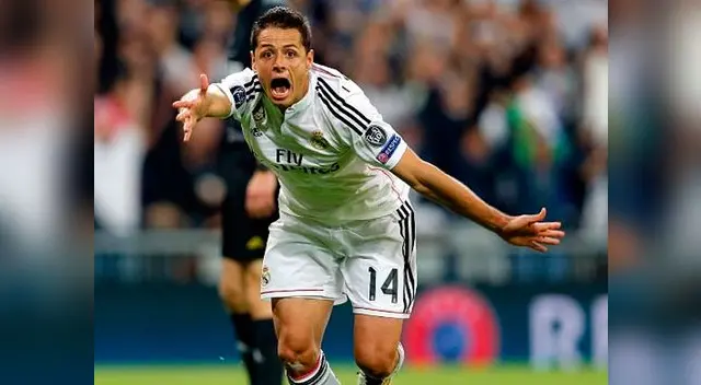 El Bernabéu es una fiesta por gol del 'Chicharito'