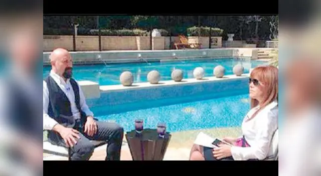 Magaly realiza su entrevista a conocido actor turco.