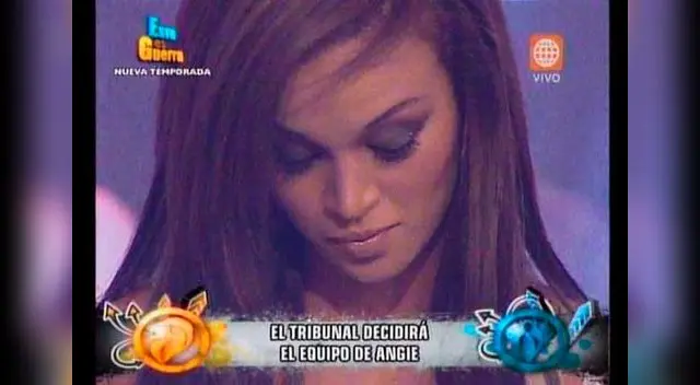 Esta cara puso Angie Arizaga al ver rechazo de Nicola Porcella. 