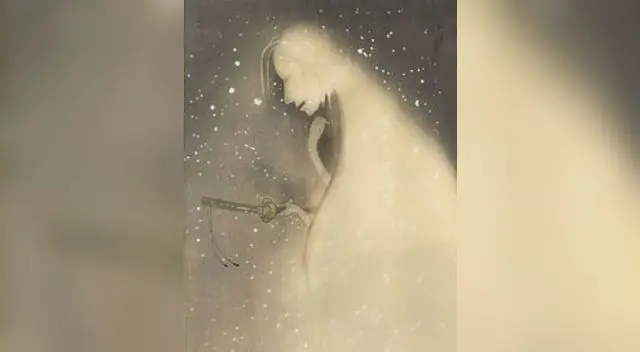 Mujer fantasma y su espada.