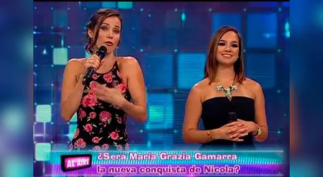 Nicola Porcella habría apuntado la placa a Maria Grazia Gamarra. 