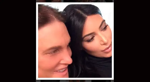 Bruce Jenner adopta el look de Kim Kardashian. 