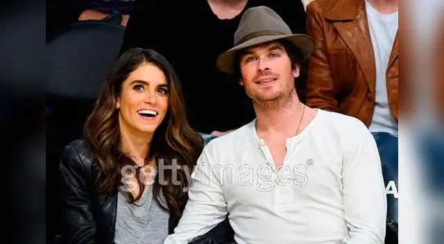 Ian Somerhalder y Nikki Reed.
