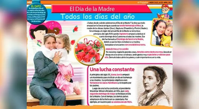 El Día de la Madre.