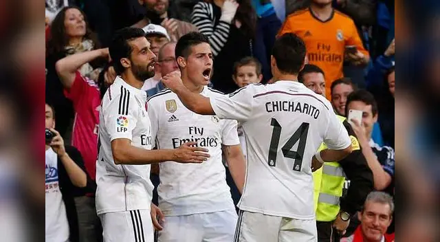 El primer gol fue del colombiano Rodríguez.