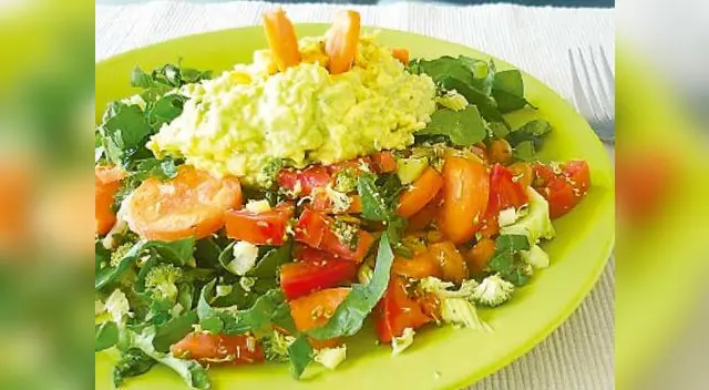 El secreto del chef: Esta ensalada es ideal para aquellas personas que quieren algo bajo en colesterol. 