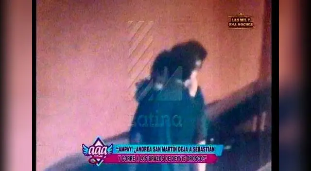 Andrea San Martín y Deyvis Orosco son ampayados cariñosos. Andrea San Martín y Deyvis Orosco son ampayados cariñosos.