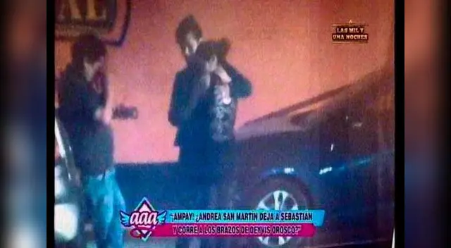 Andrea San Martín y Deyvis Orosco son ampayados cariñosos. Andrea San Martín y Deyvis Orosco son ampayados cariñosos.