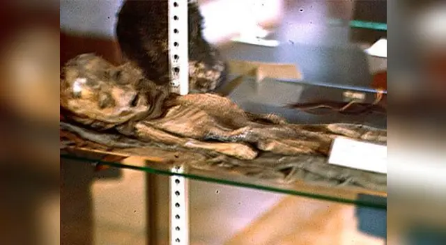 Cádaver del supuesto ET. Cádaver del supuesto ET.