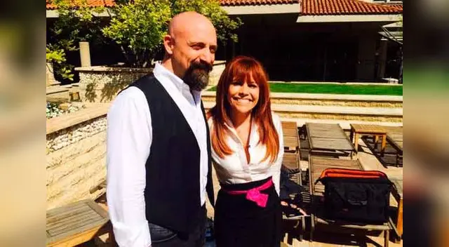 Magaly Medina y Onur de Las mil y una noches. 