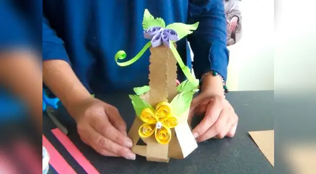 Canasta de cartón para dulces Canasta de cartón para dulces