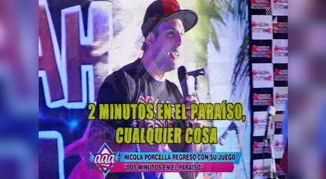 Nicola vuelve a los escenarios en las discotecas con su popular juego