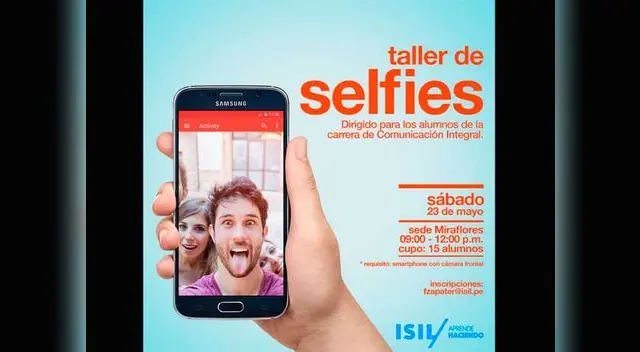 Taller de selfies. Taller de selfies.