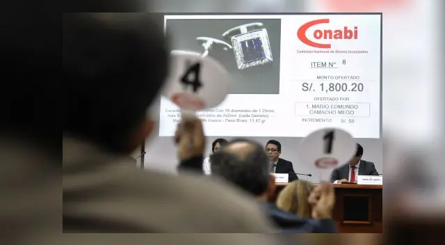 Conabi subastará las joyas el mes de junio