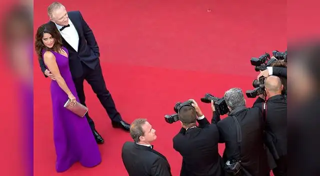 Escote acaparó todas las miradas