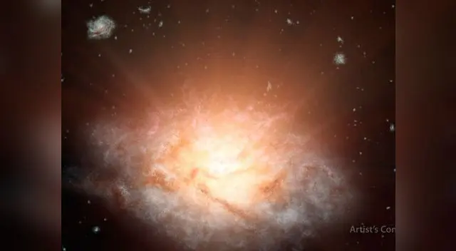 300 trillones de soles. Así es la galaxia más luminosa del universo.